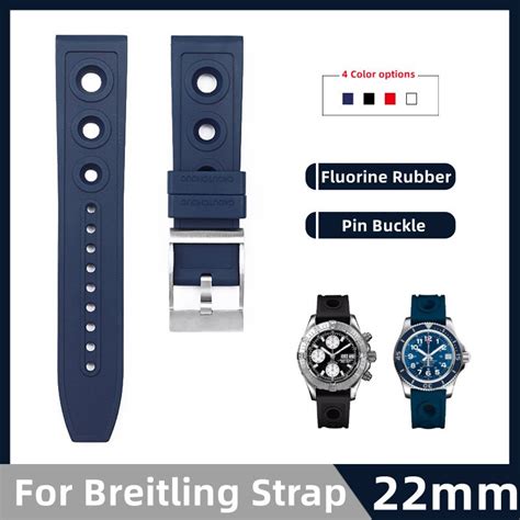 breitling watch bands rubber|breitling avenger 22mm rubber strap.